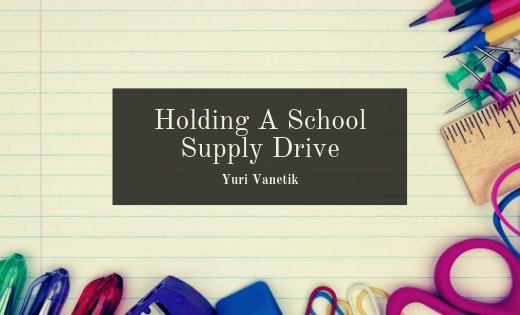 Holding A School Supply Drive
