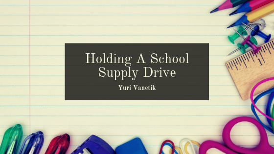 Holding A School Supply Drive